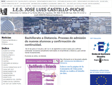 Tablet Screenshot of iescastillopuche.net